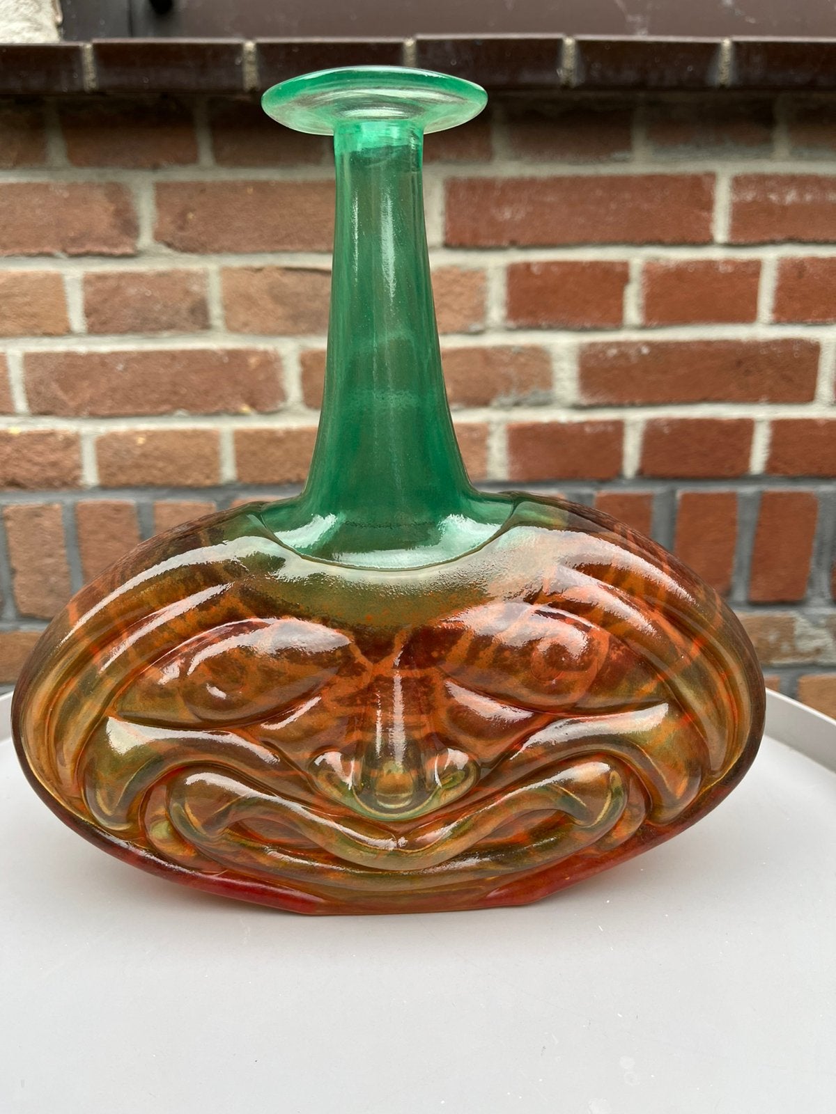 Glasobject, Kjell Engman, Kosta Boda., Antiek en Kunst, Kunst | Designobjecten, Glas, Meerkleurig, Ophalen of Verzenden