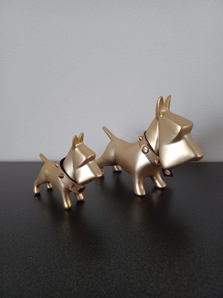 J-Line hond Ker goud S of M Nieuw!, Nieuw, Ophalen of Verzenden, Steen/keramiek, Goud