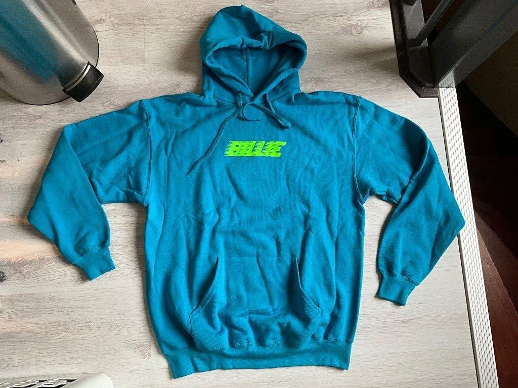 Billie Eilish Thermal Photo Neon Logo Hoodie Sweater /Trui, Nieuw, Ophalen of Verzenden, Foto of Kaart, Billie Eilish Thermal Photo Neon Logo Hoodie Sweater /Trui