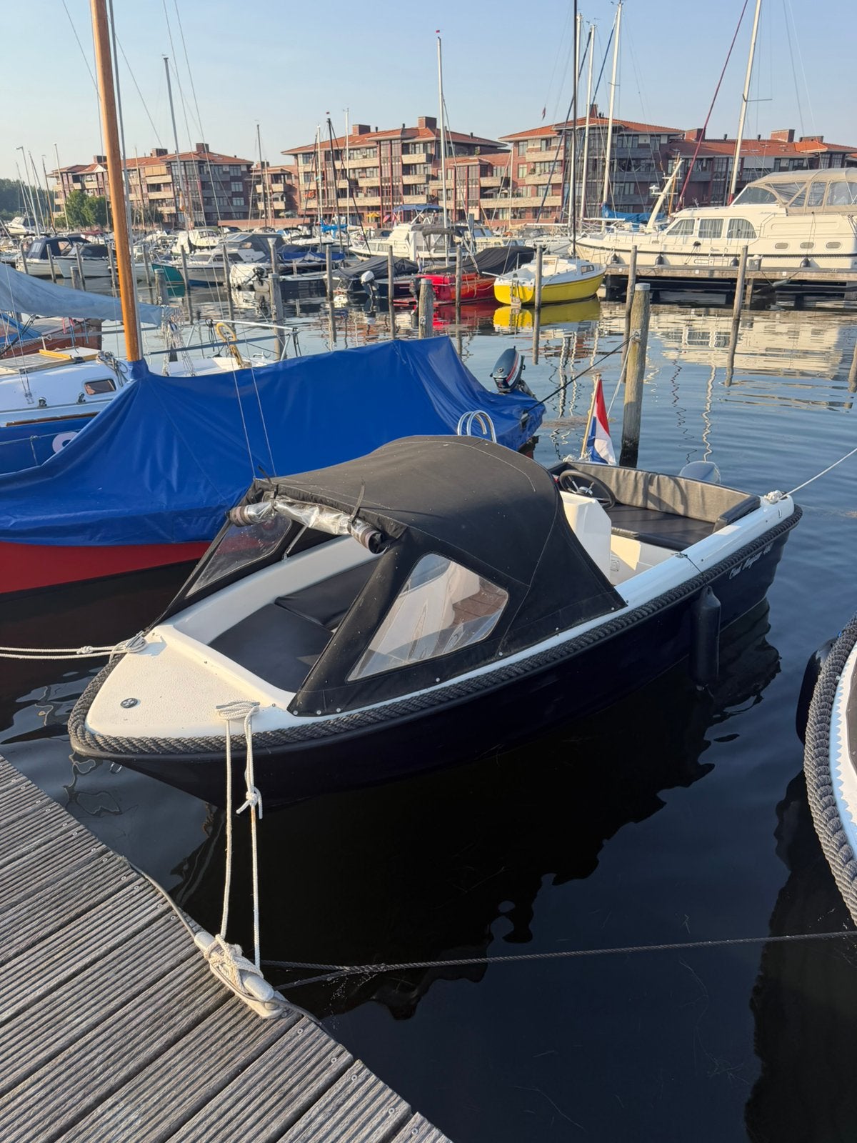 Oud huijzer 460 / vaarklaar / nette sloep vaarbewijs vrij, Watersport en Boten, Sloepen, Ophalen, Kabelaring, Zo goed als nieuw