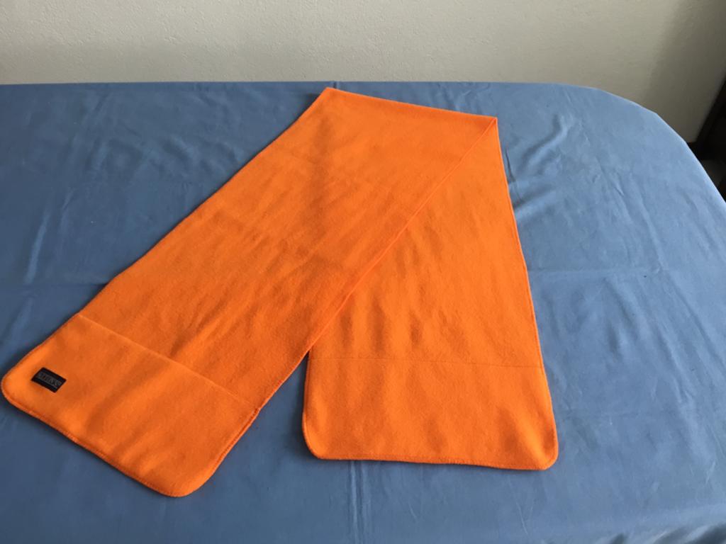 ORANJE  SJAAL  150 x  29 cm, Maat XS of kleiner, Ophalen of Verzenden, Zo goed als nieuw, Overige typen
