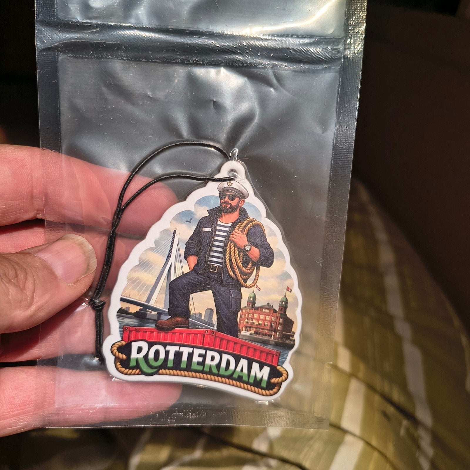 Auto Geurhanger Rotterdam Sailor Edition | Uniek Souvenir, Auto diversen, Auto-accessoires, Ophalen of Verzenden, Nieuw