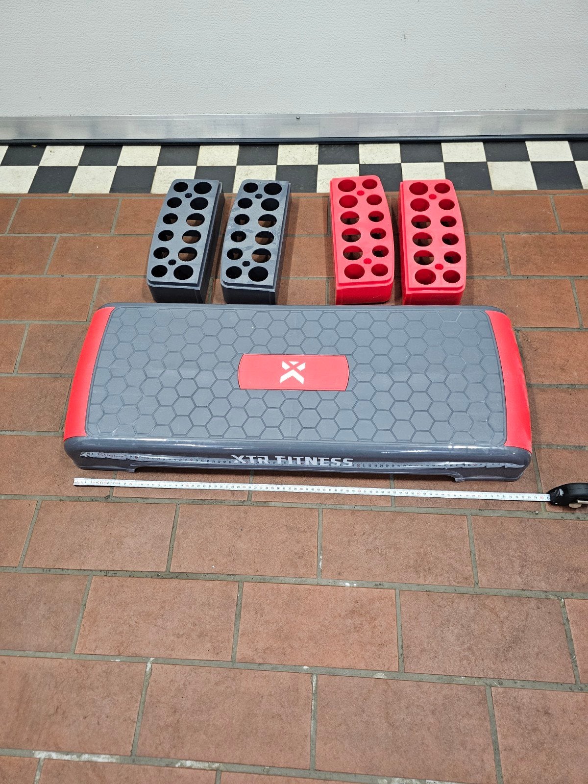 fitness stepbank aerobic step., Sport en Fitness, Ophalen, Zo goed als nieuw, Stepbank