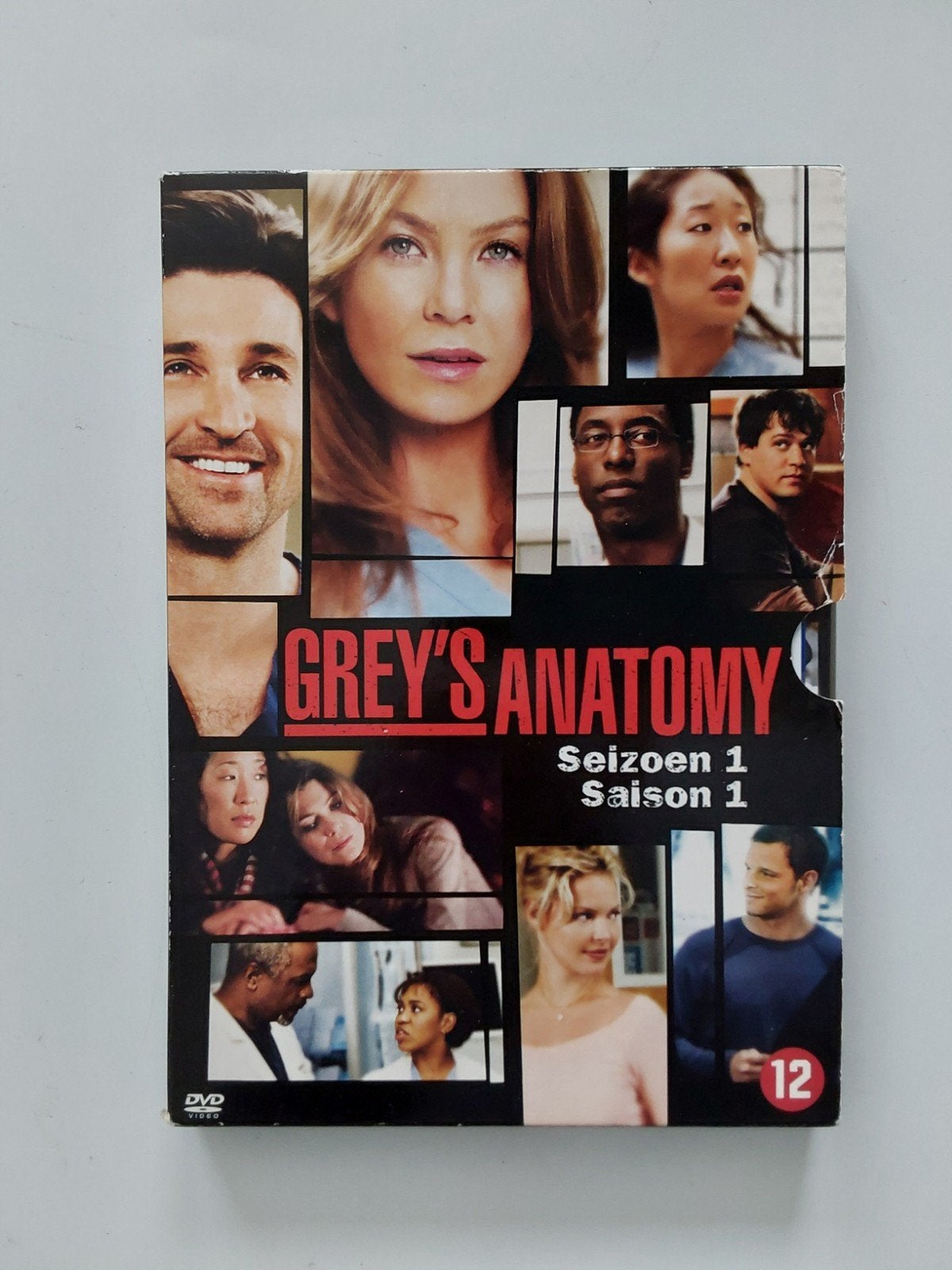 Grey ' s Anatomy seizoen 1   2 DVD - box, Cd's en Dvd's, Seizoen 1, Verzenden, Drama, Zo goed als nieuw