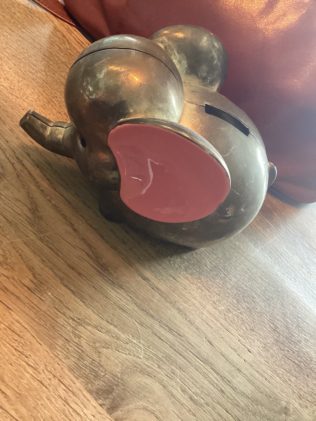 Spaarpot Olifant, Ophalen of Verzenden, Gebruikt, Metaal of Blik, Dier