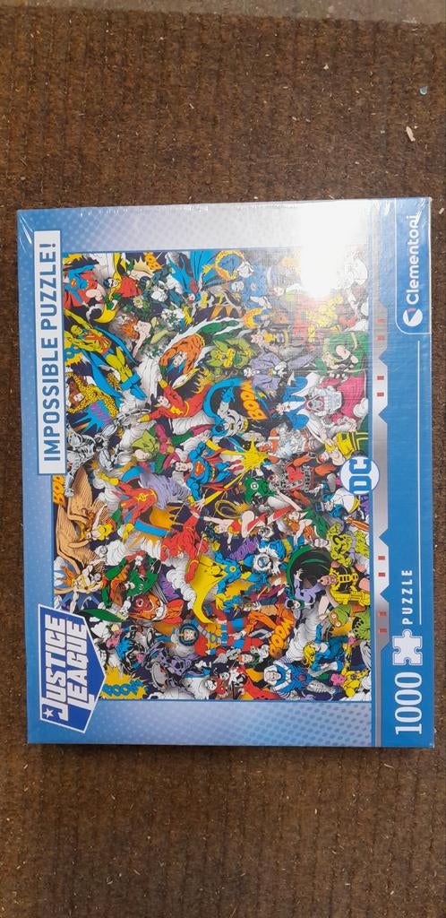 Nieuwe Justice League Impossible Puzzel 1000 stukjes, Ophalen of Verzenden, 500 t/m 1500 stukjes, Nieuw, Legpuzzel