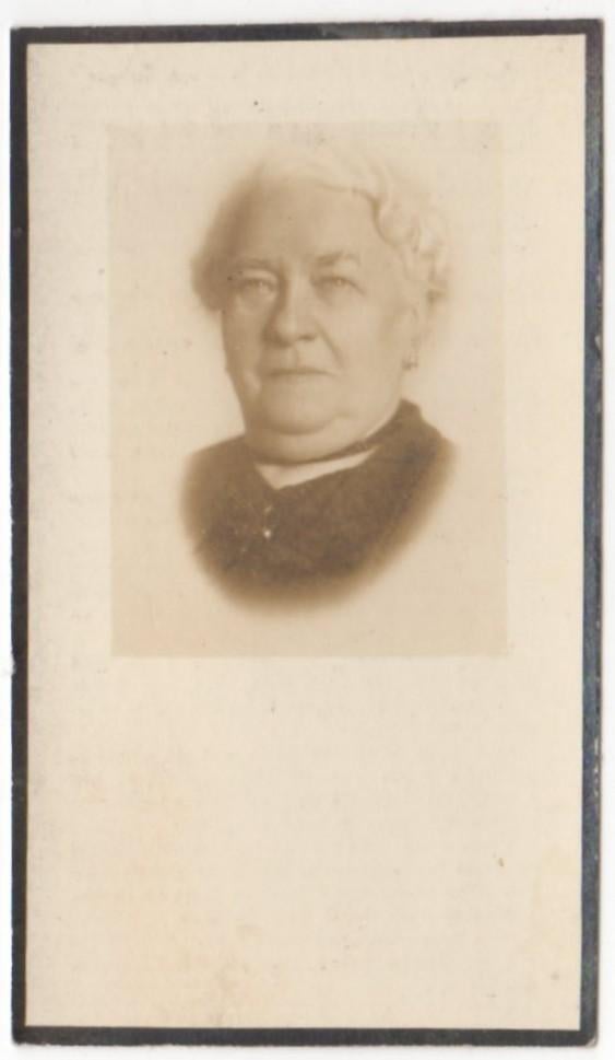 Helena A.M. van der Maden 1856 Oosterhout + 1947 Breda, 90 j, Verzenden