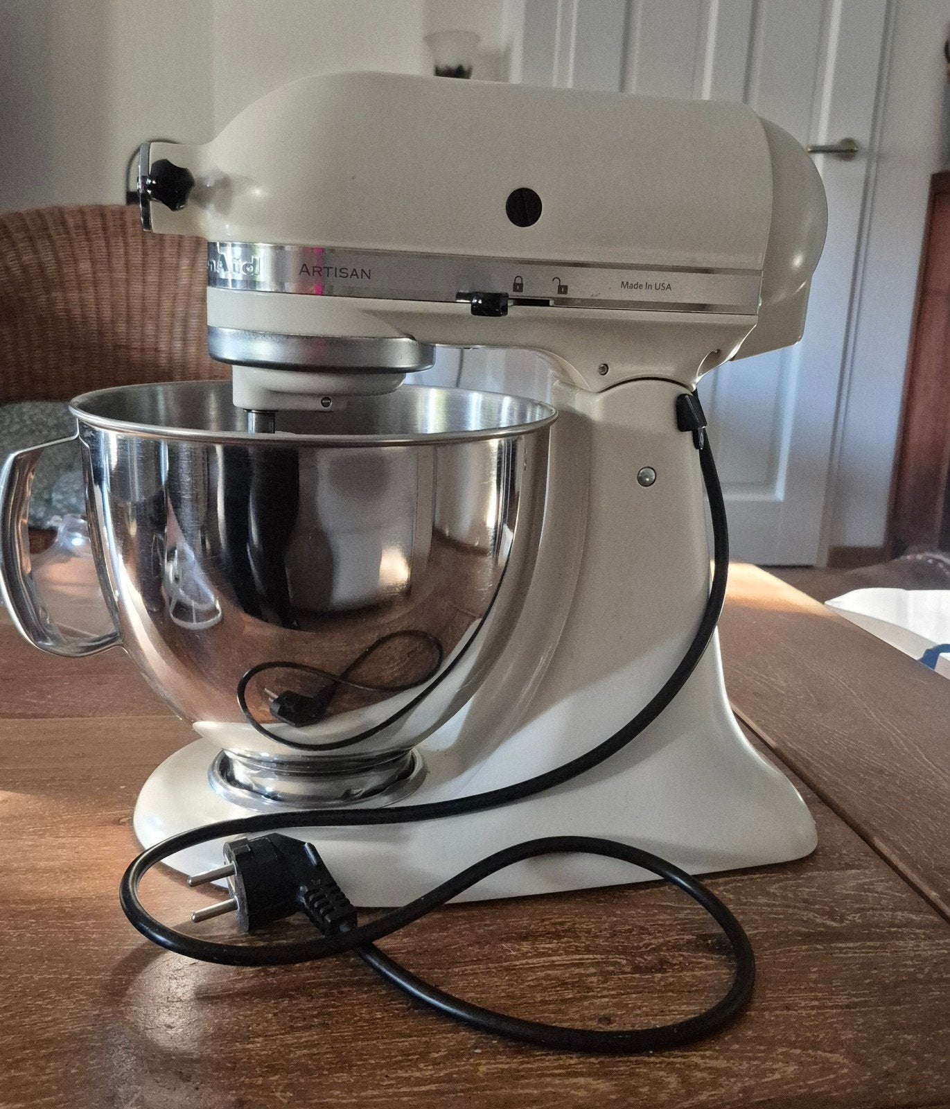 KitchenAid Artisan met diverse onderdelen, 4 liter of meer, Ophalen, Zo goed als nieuw, 3 snelheden of meer