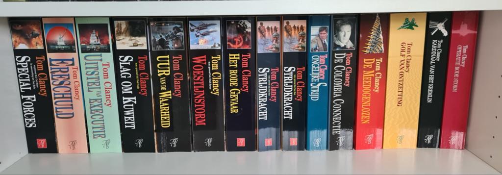 Tom Clancy boeken collectie - Diverse titels, Ophalen, Gelezen, Tom Clancy, Nederland