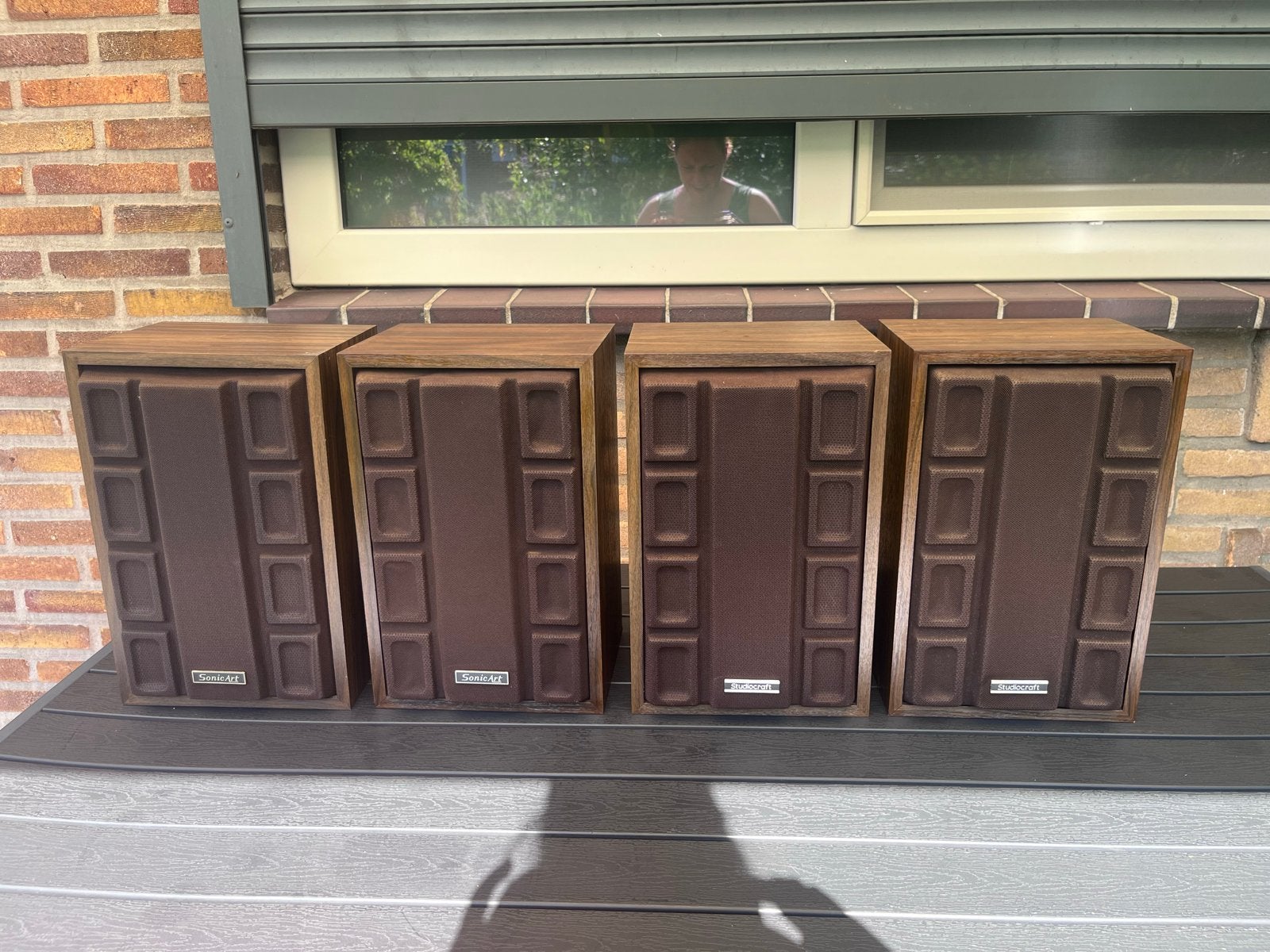 4 vintage Bose luidsprekers, Gebruikt, Minder dan 60 watt, Boekenplank luidspreker, Ophalen