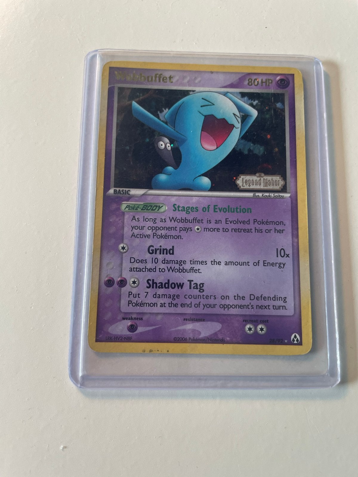 Wobbuffet ex Legend Maker Pokémon kaart, Hobby en Vrije tijd, Verzamelkaartspellen | Pokémon, Ophalen, Zo goed als nieuw, Losse kaart