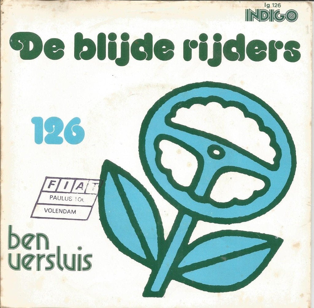 Ben Versluis – De Blijde Rijders (1973), Fotohoes, 7 inch, Ophalen of Verzenden, Zo goed als nieuw