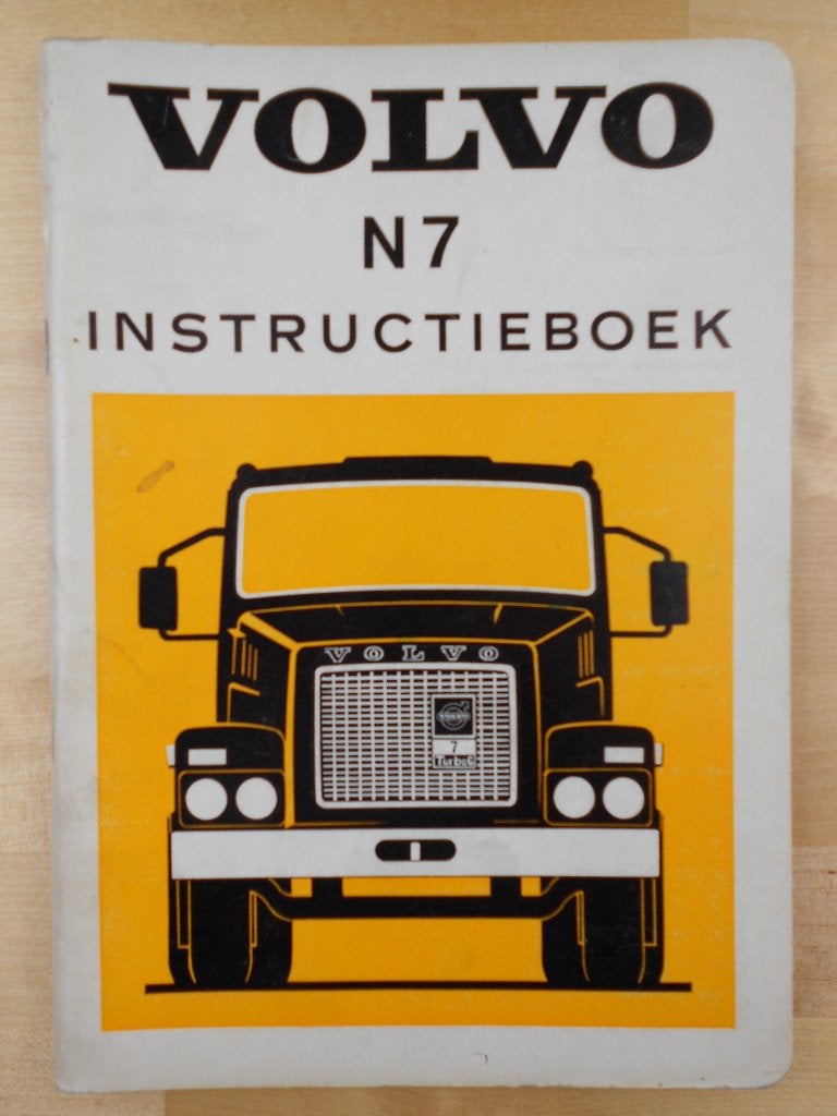 Volvo N7 Instructieboek Handleiding 1973 Torpedo Neus, Ophalen of Verzenden