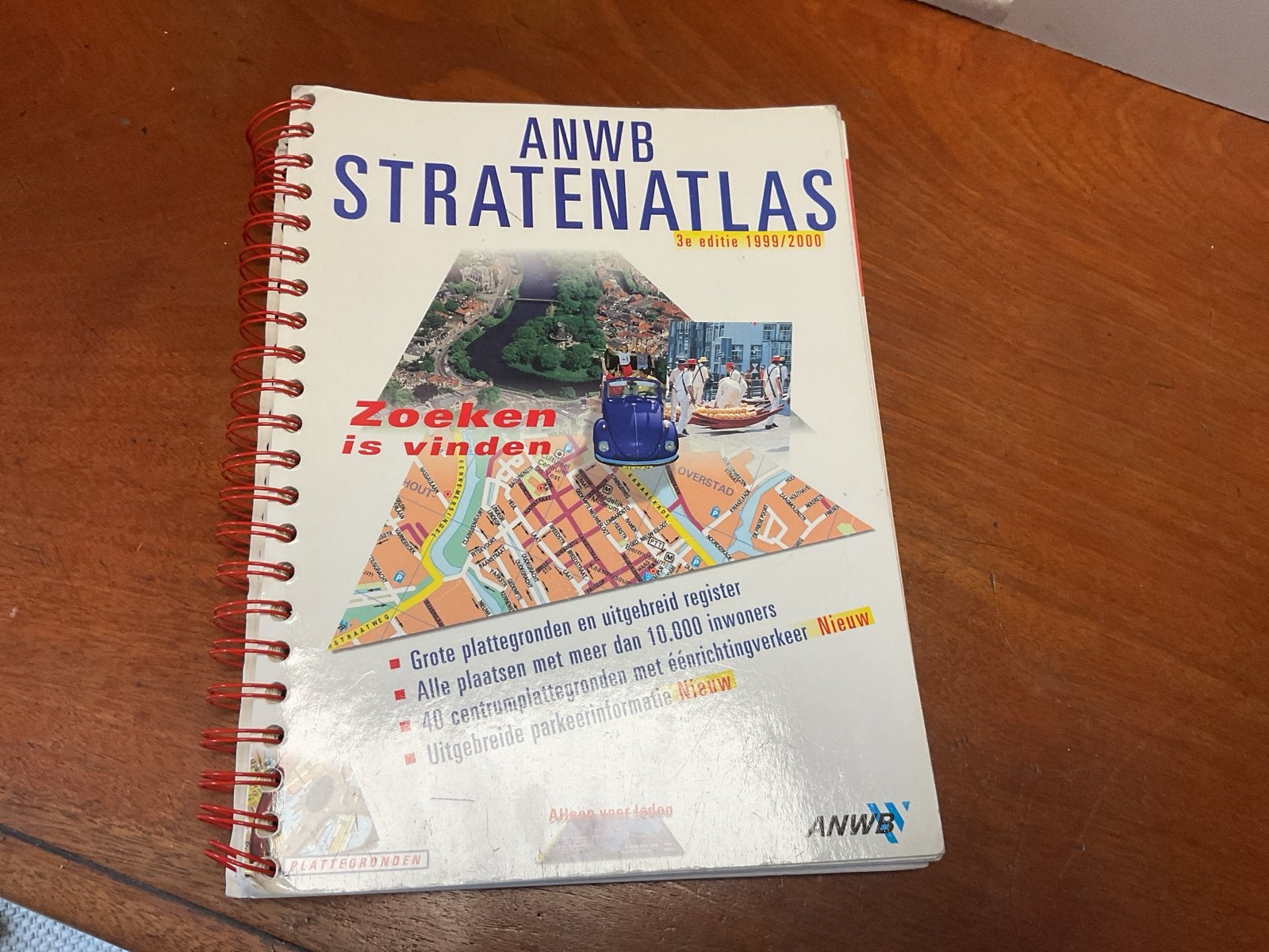 ANWB Stratenatlas 1999/2000 - Zoeken is Vinden, Gelezen, Overige atlassen, Ophalen of Verzenden, 1800 tot 2000