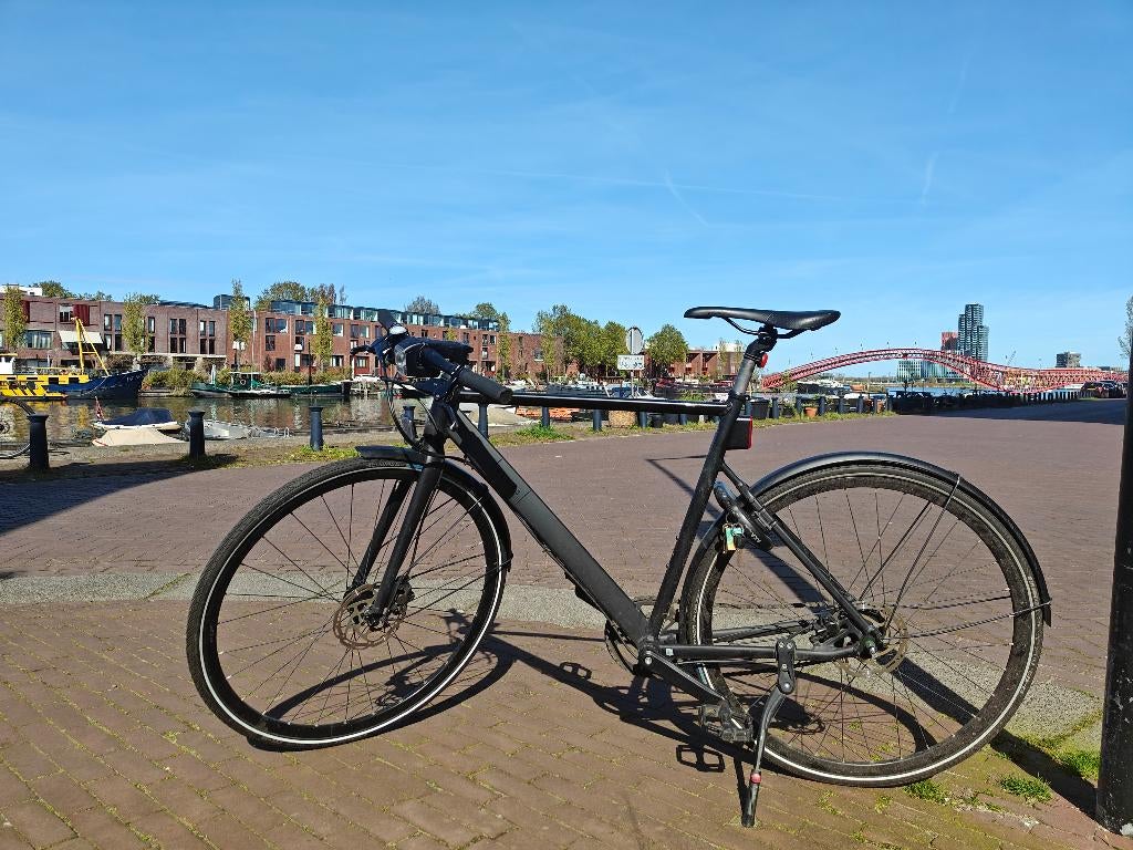 Elops Stadsfiets 500 - Maat S met anti-lek banden, Fietsen en Brommers, Terugtraprem, Versnellingen, Zo goed als nieuw, Ophalen