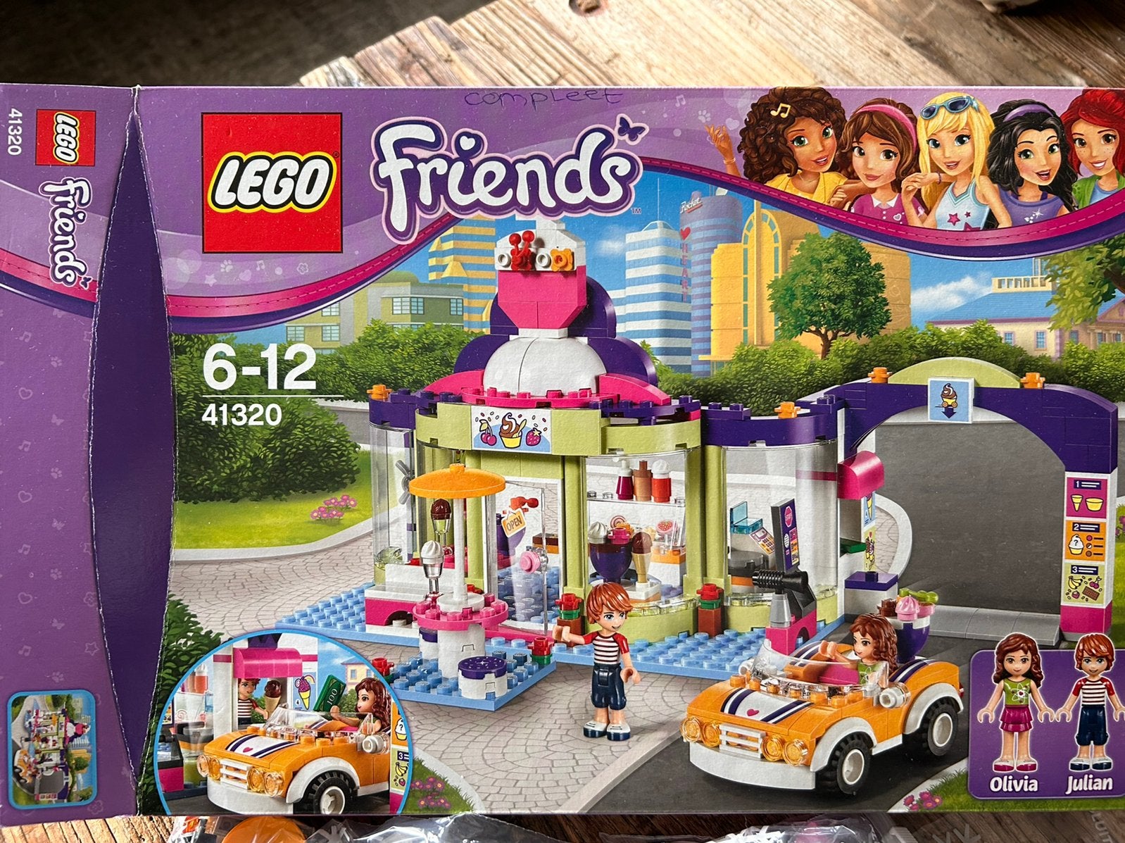 Lego Friends 41320 Heartlake IJssalon - Compleet, Ophalen, Lego, Friends, Zo goed als nieuw
