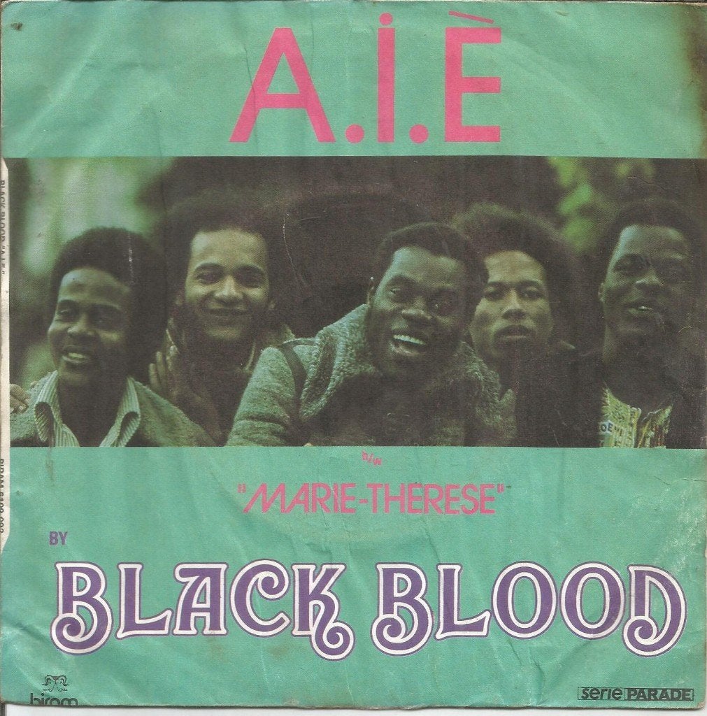 Black Blood – A.I.È A Mwana (FRANCE 1975), Gebruikt, Fotohoes, 7 inch, Ophalen of Verzenden