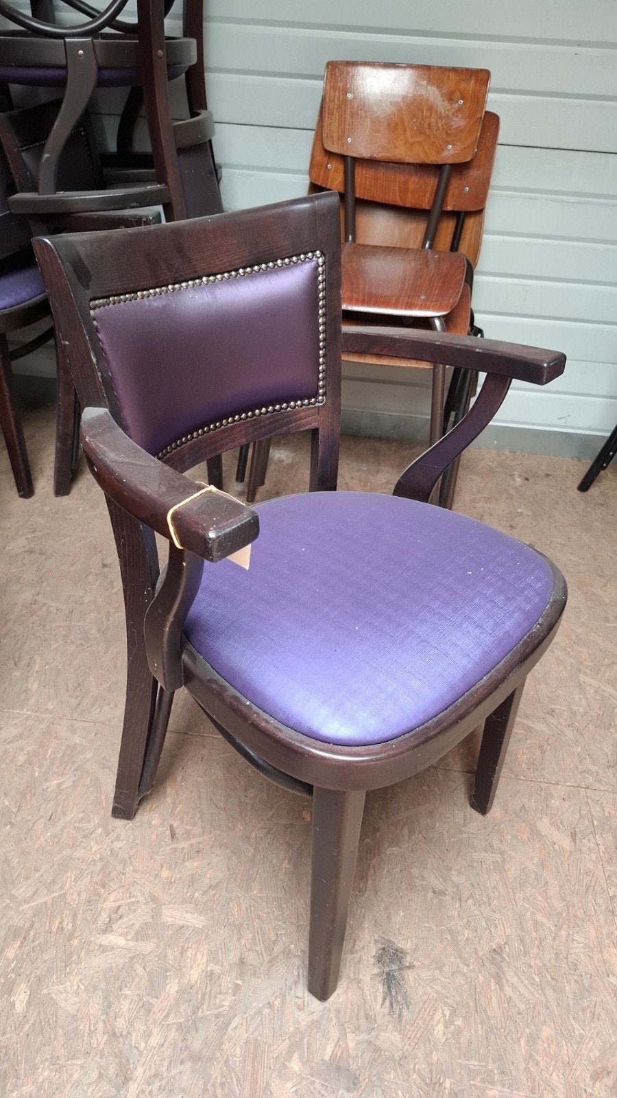 15 thonet cafe horeca HUTTEN partij stoelen met nails, Ophalen of Verzenden, Bruin, Hout, Vijf, Zes of meer stoelen