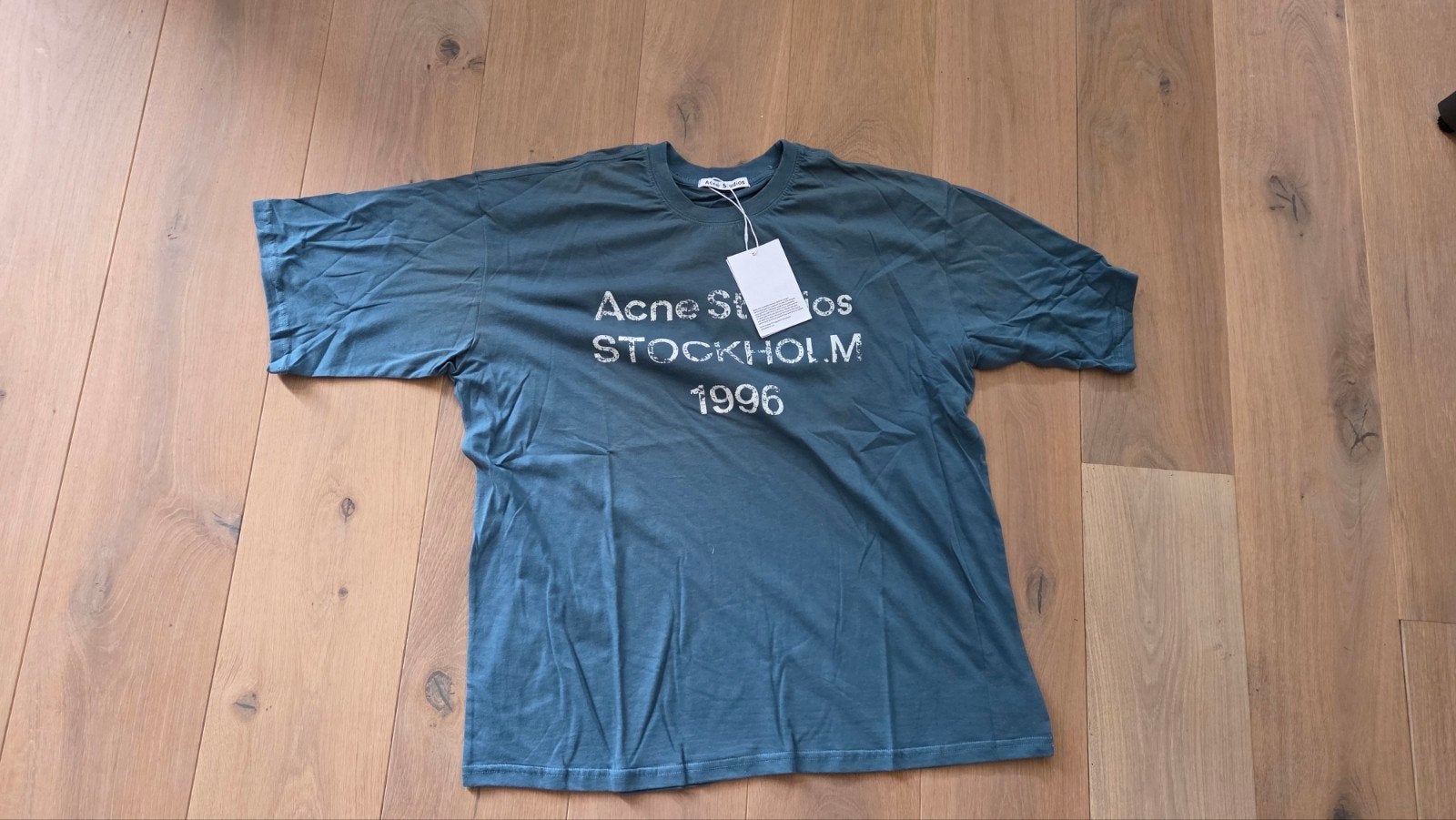 Acne studios t-shirt maat xl, Verzenden, Nieuw, Maat 56/58 (XL), Blauw
