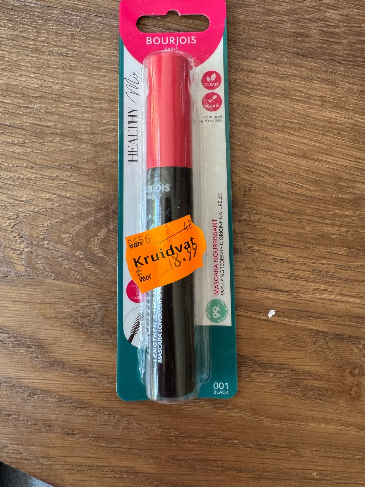 Bourjois Healthy Mix Mascara Zwart - Nieuw, Sieraden, Tassen en Uiterlijk, Ogen, Zwart, Nieuw, Ophalen of Verzenden