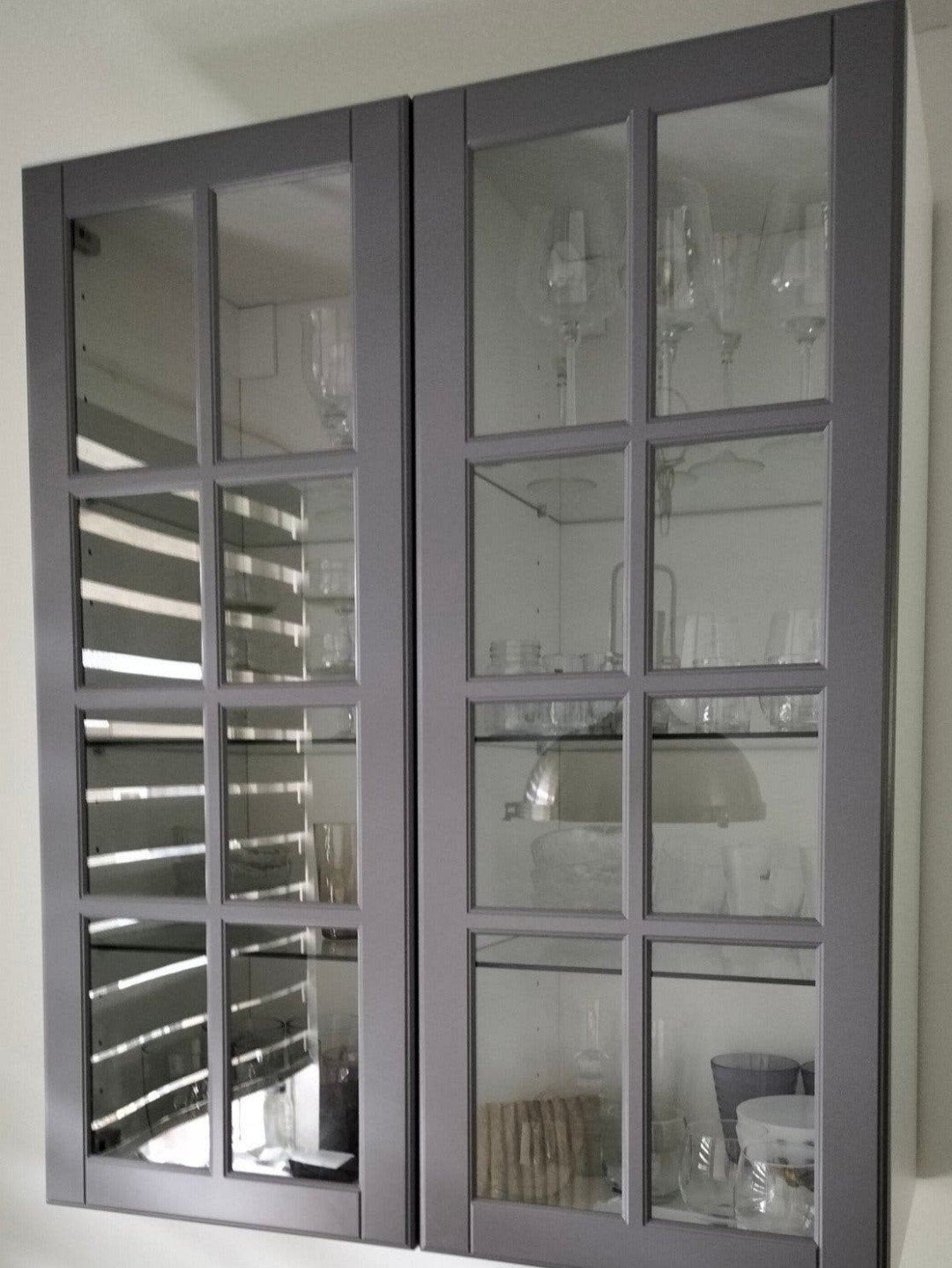 vitrine deuren IKEA, Huis en Inrichting, Ophalen, Minder dan 50 cm, 100 tot 150 cm, 25 tot 50 cm
