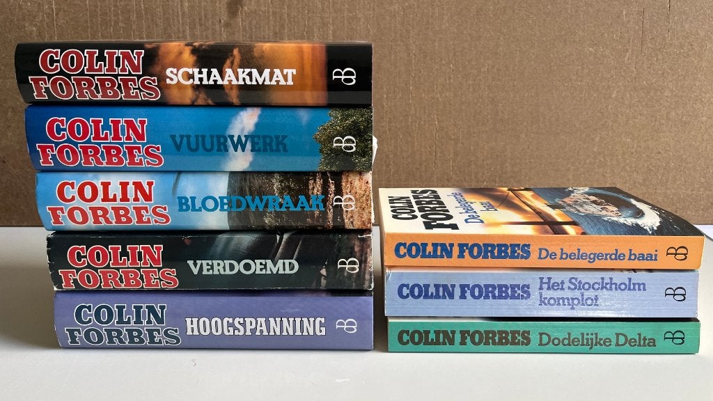 8 Colin Forbes boeken, Ophalen of Verzenden, Zo goed als nieuw, Populaire fictie