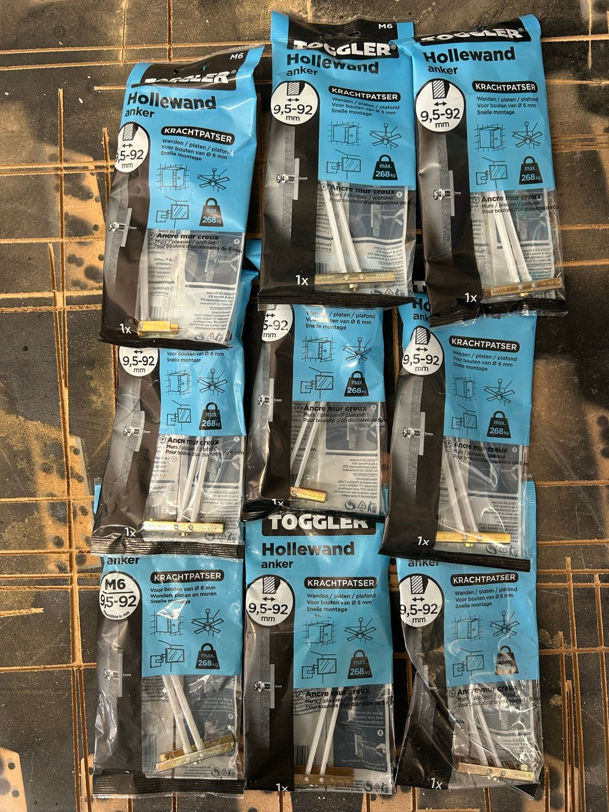 Toggler Hollewand Ankers M5/M6, Doe-het-zelf en Verbouw, Ophalen of Verzenden, Nieuw, Minder dan 50 mm, Pluggen