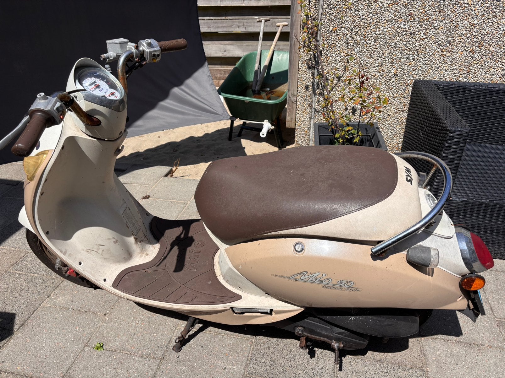 Gratis sloop scooter, Fietsen en Brommers, Ophalen of Verzenden, Zo goed als nieuw, Benzine, Overige modellen