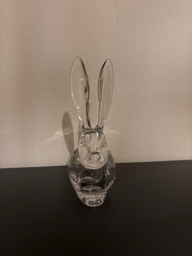 Glazen vintage konijn - Decoratief object, Antiek en Kunst, Antiek | Glas en Kristal, Ophalen
