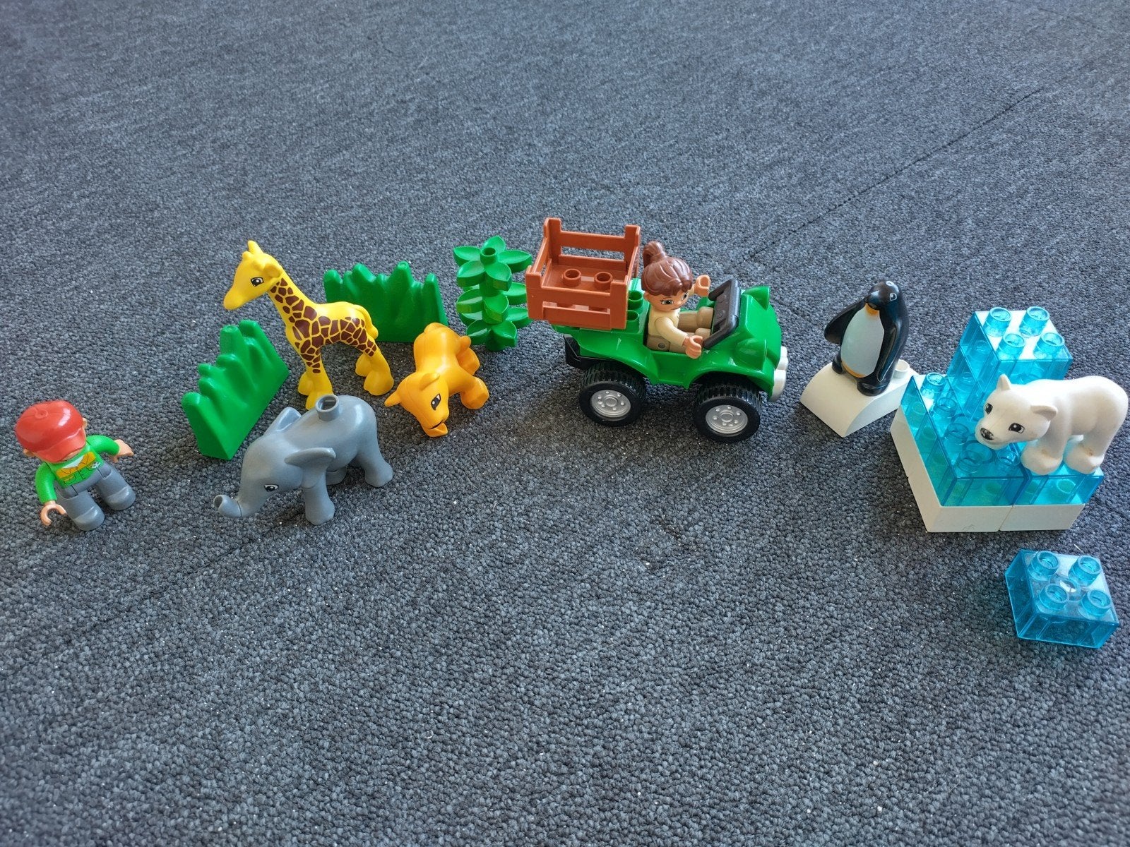 LEGO Duplo Dieren en Voertuigen Set, Inclusief minifiguren, Gebruikt, Ophalen of Verzenden, Duplo