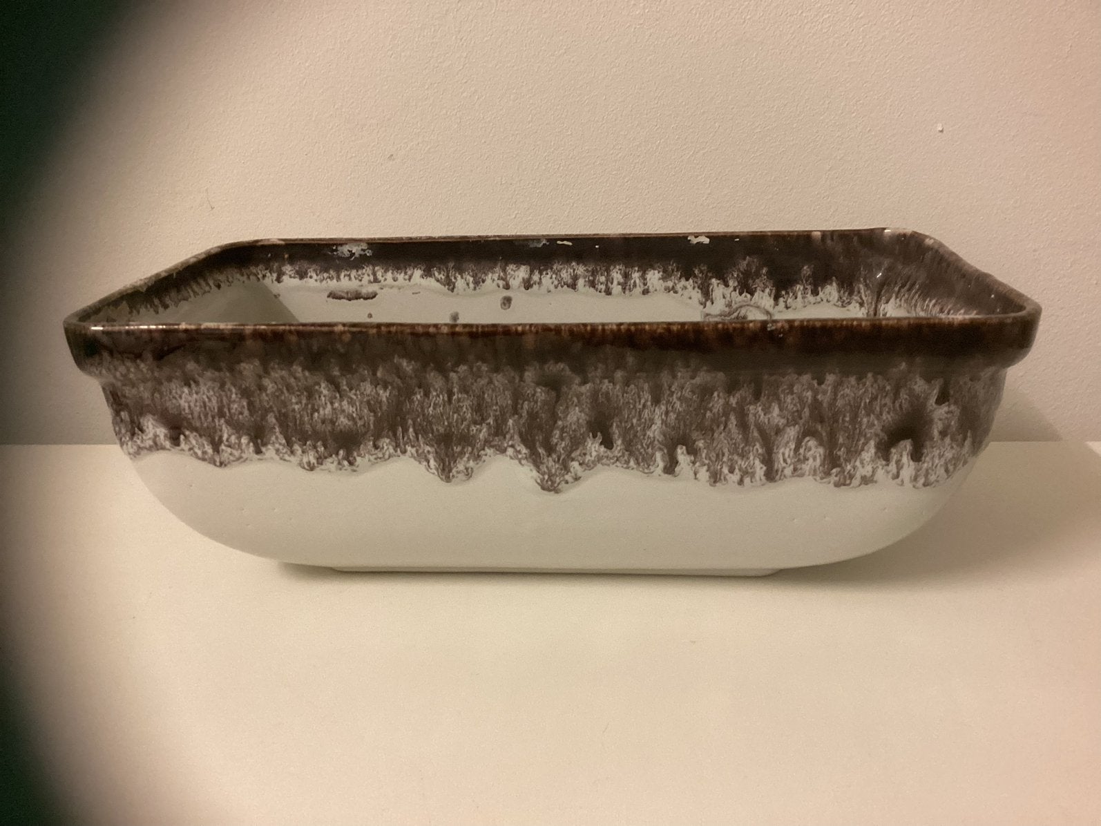 Retro, vintage , grote cactus bak, 25 x14 cm, Ophalen of Verzenden