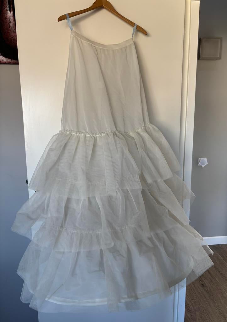 Onderrok/petticoat maat S, merk Poirier, Ophalen, Zo goed als nieuw, Wit, Accessoires