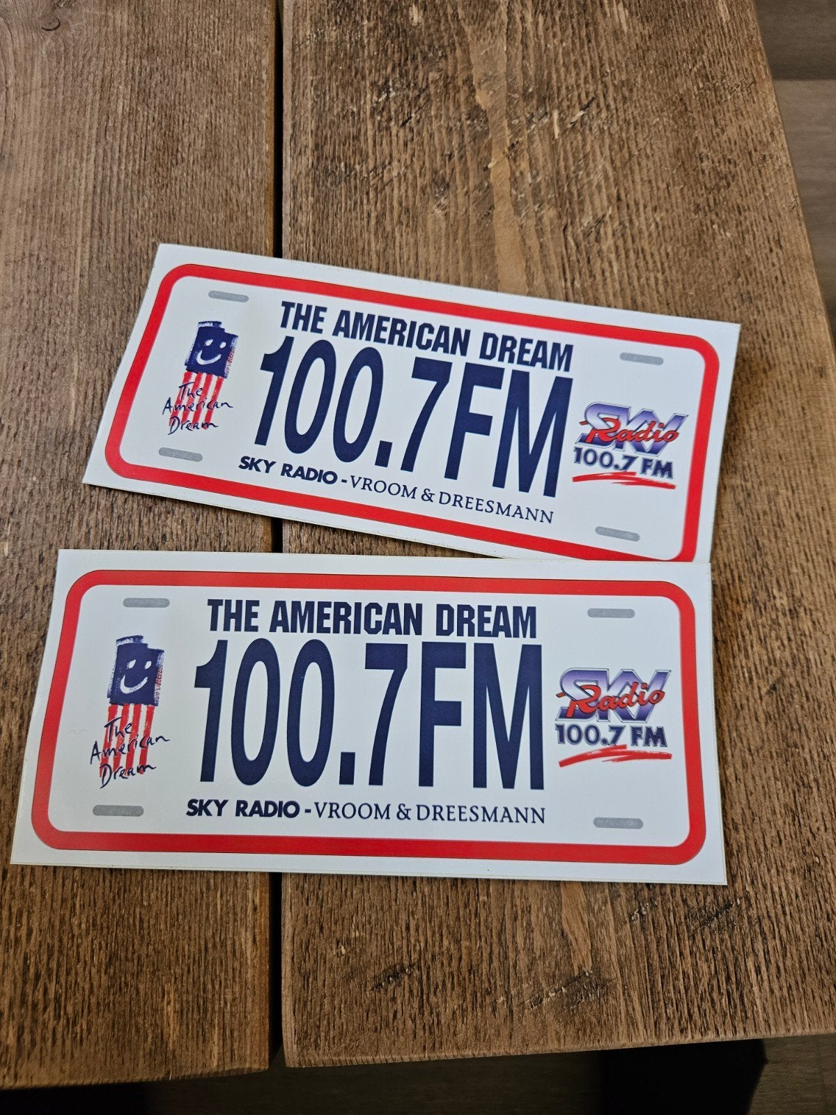 Sky Radio 100.7 sticker, Ophalen of Verzenden, Zo goed als nieuw