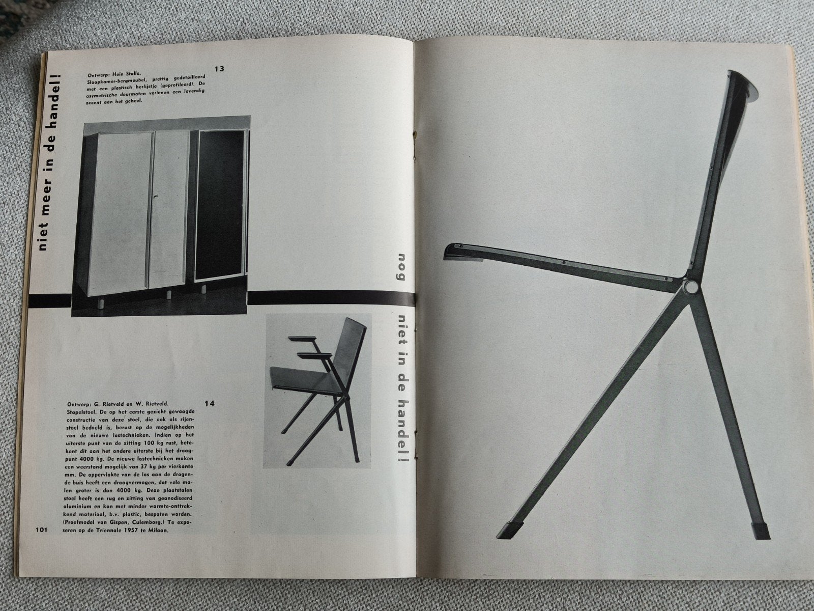 1957, STOEL RIETVELD, FRISO KRAMER, COEN DE VRIES, STOLLE, Verzenden, Gelezen, Overige onderwerpen