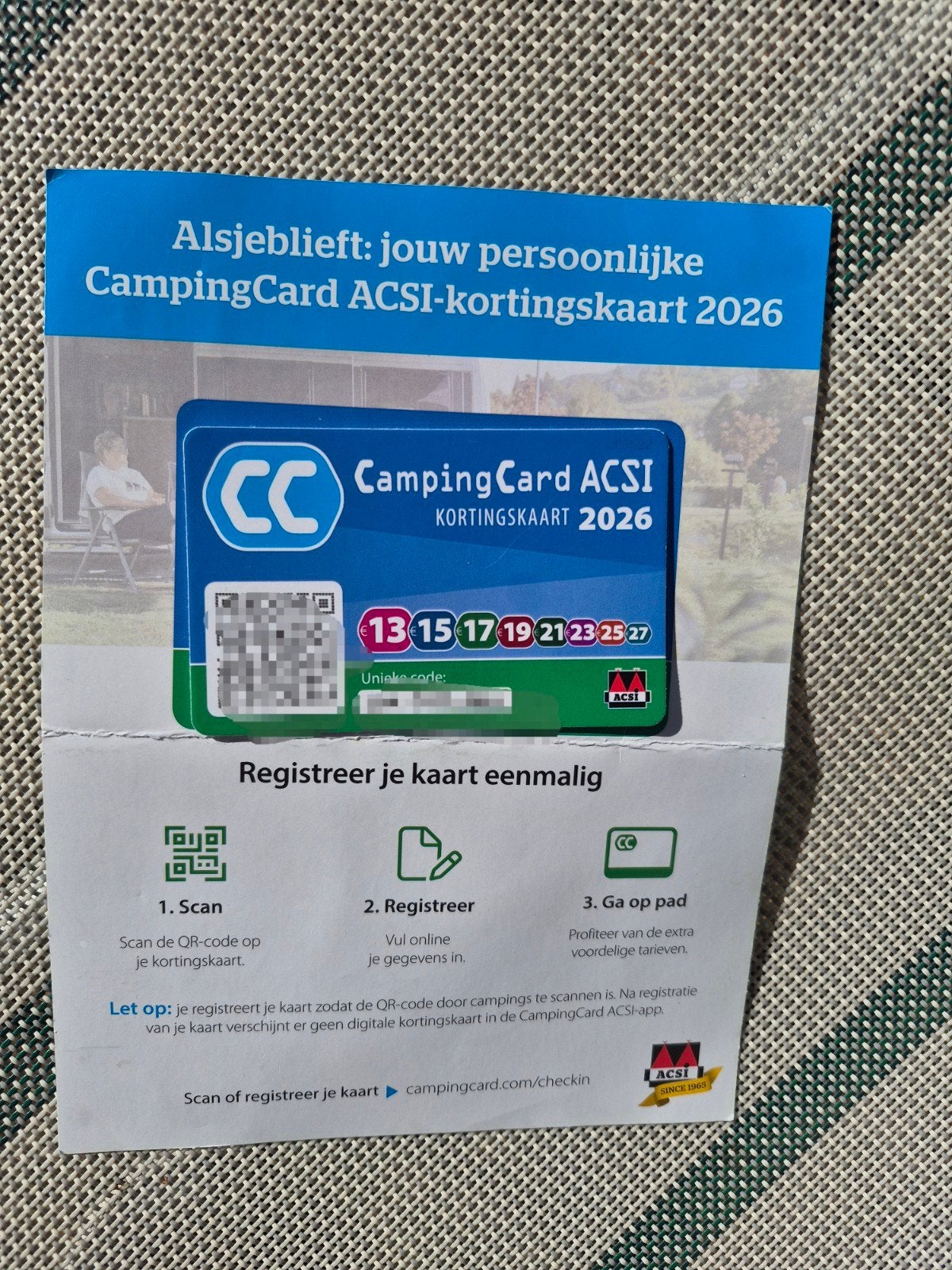 ACSI campingcard 2026-nieuw
