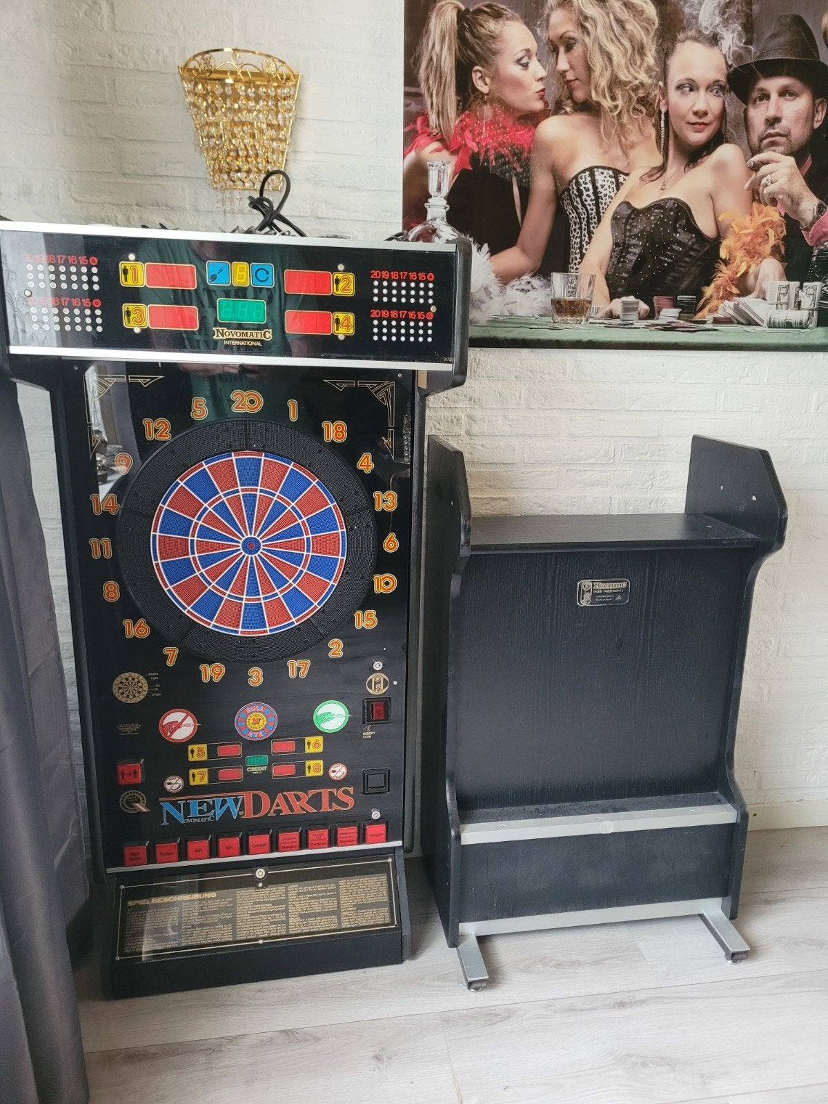 dartautomaat soft tip - Novomatic New Darts, Ophalen, Gebruikt, Dartbord met pijlen, Soft tip