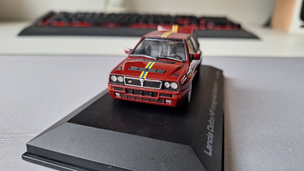1:43 HPI Racing - Lancia Delta HF Integrale Collezione, Ophalen of Verzenden, Zo goed als nieuw, Auto, Overige merken