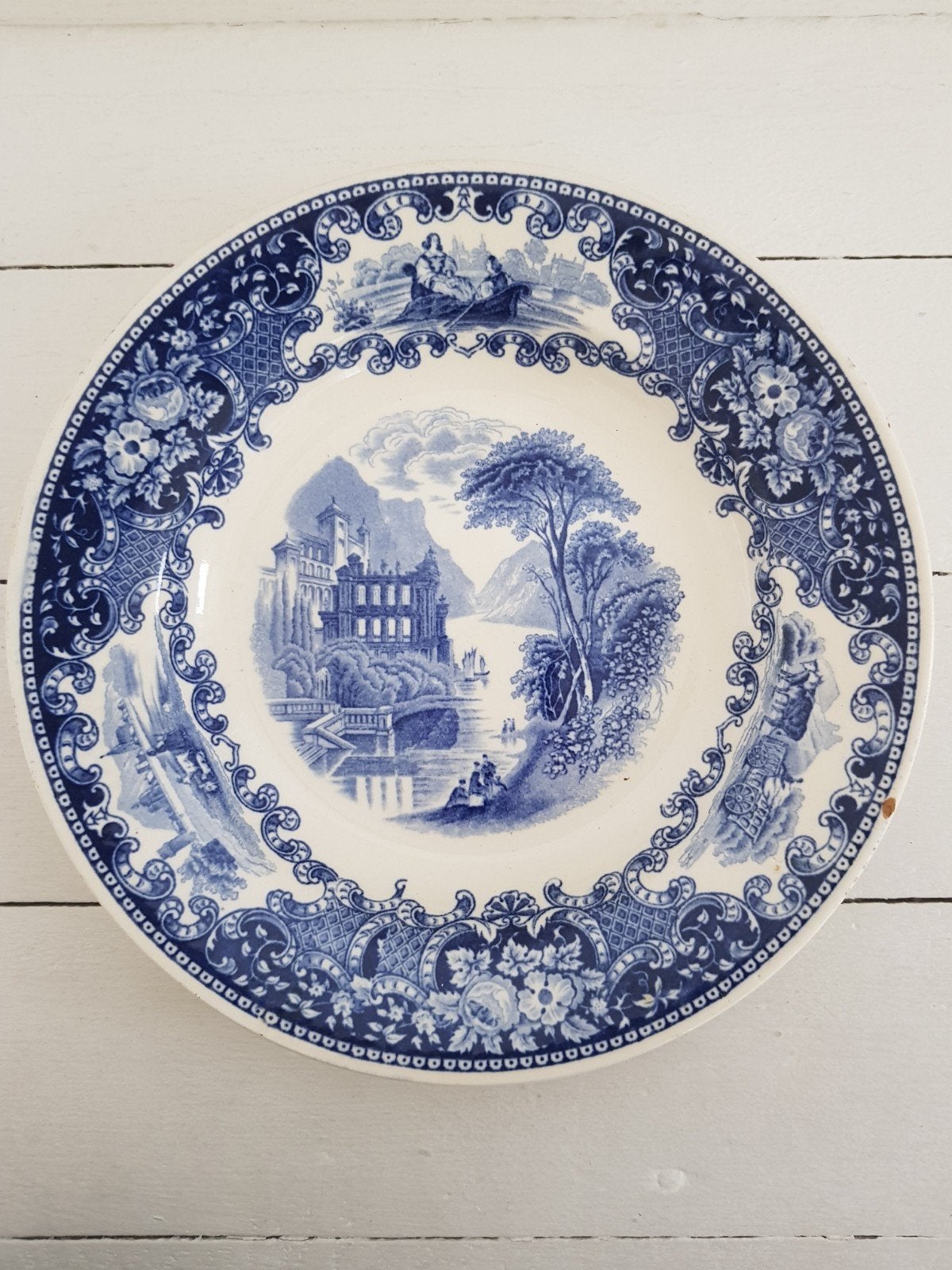 castillo diep blauw wit bord, Antiek en Kunst, Ophalen of Verzenden