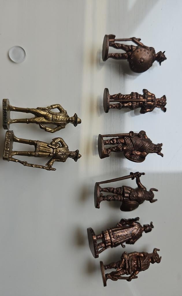 Verzamelbeeldjes van metaal - Diverse figuren, Verzamelen, Poppetjes en Figuurtjes, Ophalen, Zo goed als nieuw