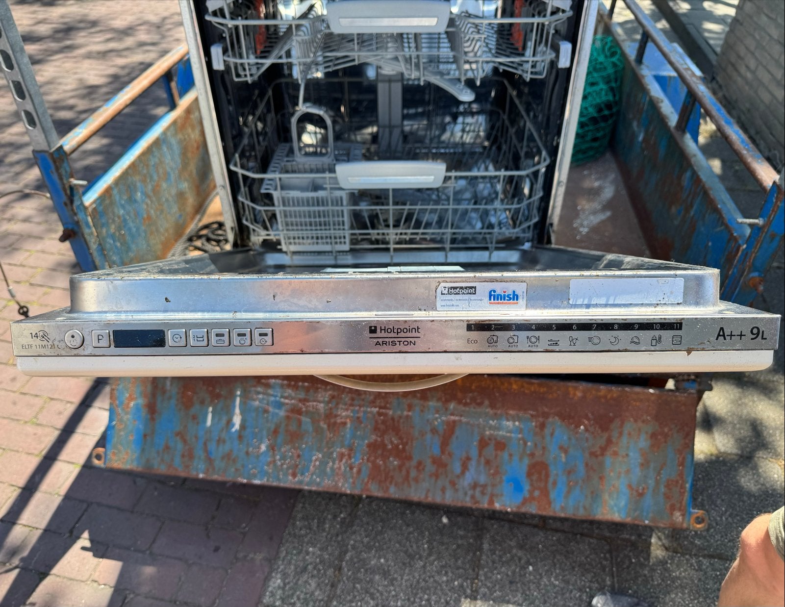 Ariston Hotpoint Vaatwasser - Werkt Prima!, Ophalen, Gebruikt, Minder dan 85 cm, 60 cm of meer