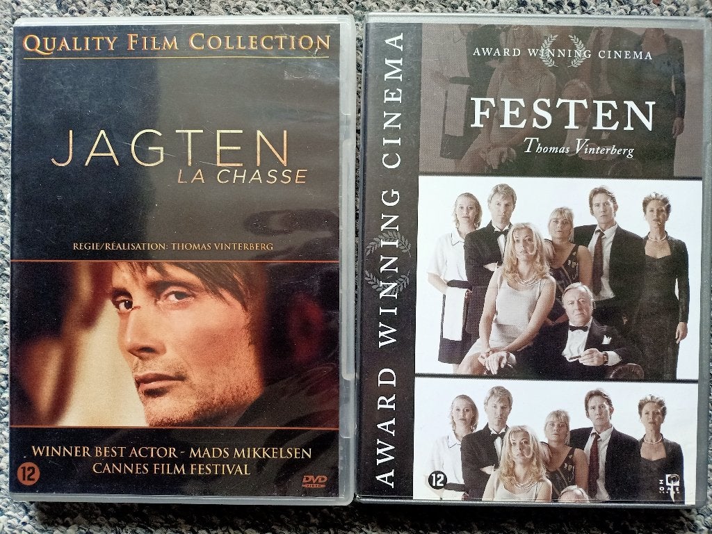 Twee topfilms van Thomas Vinterberg: Jagten en Festen!!!, Cd's en Dvd's, Scandinavië, Alle leeftijden, Nederlands, Misdaad