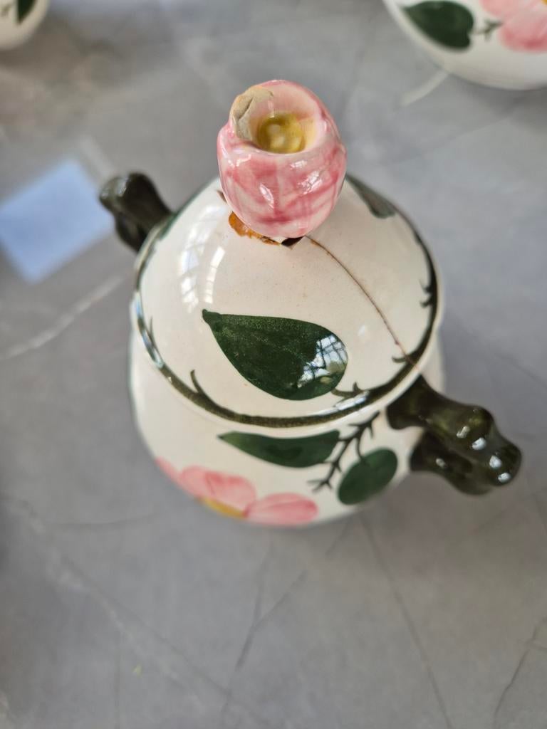 Villeroy & Boch 'Wild Rose' suikerpot (deksel gelijmd), Antiek en Kunst, Ophalen of Verzenden