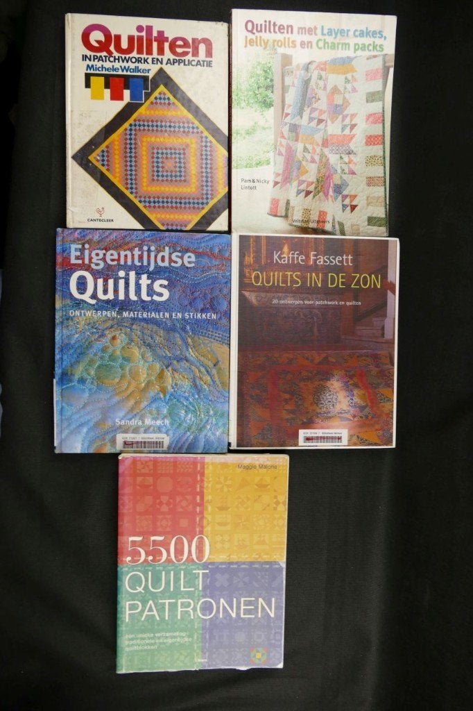 5x werken met quilt, Verzenden, Zo goed als nieuw, Overige onderwerpen