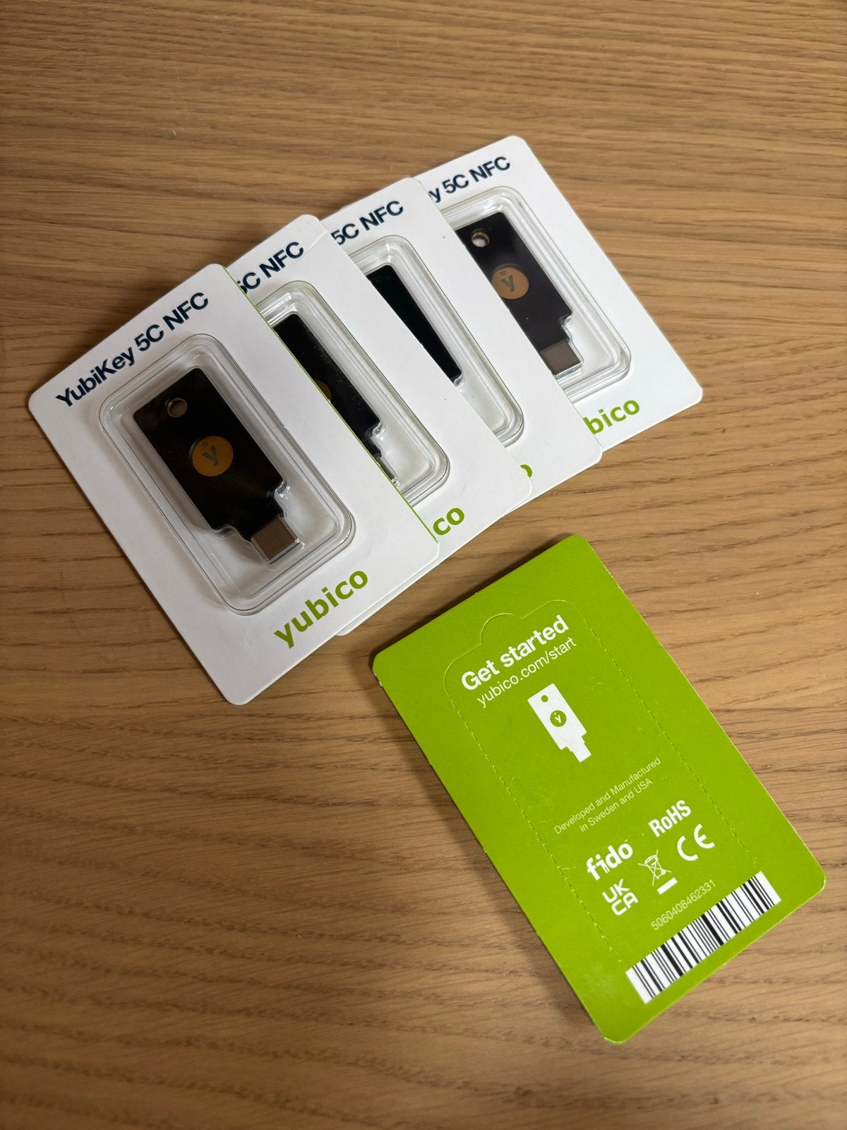 YubiKey 5C NFC Beveiligingssleutel - Nieuw in verpakking, Ophalen, Nieuw
