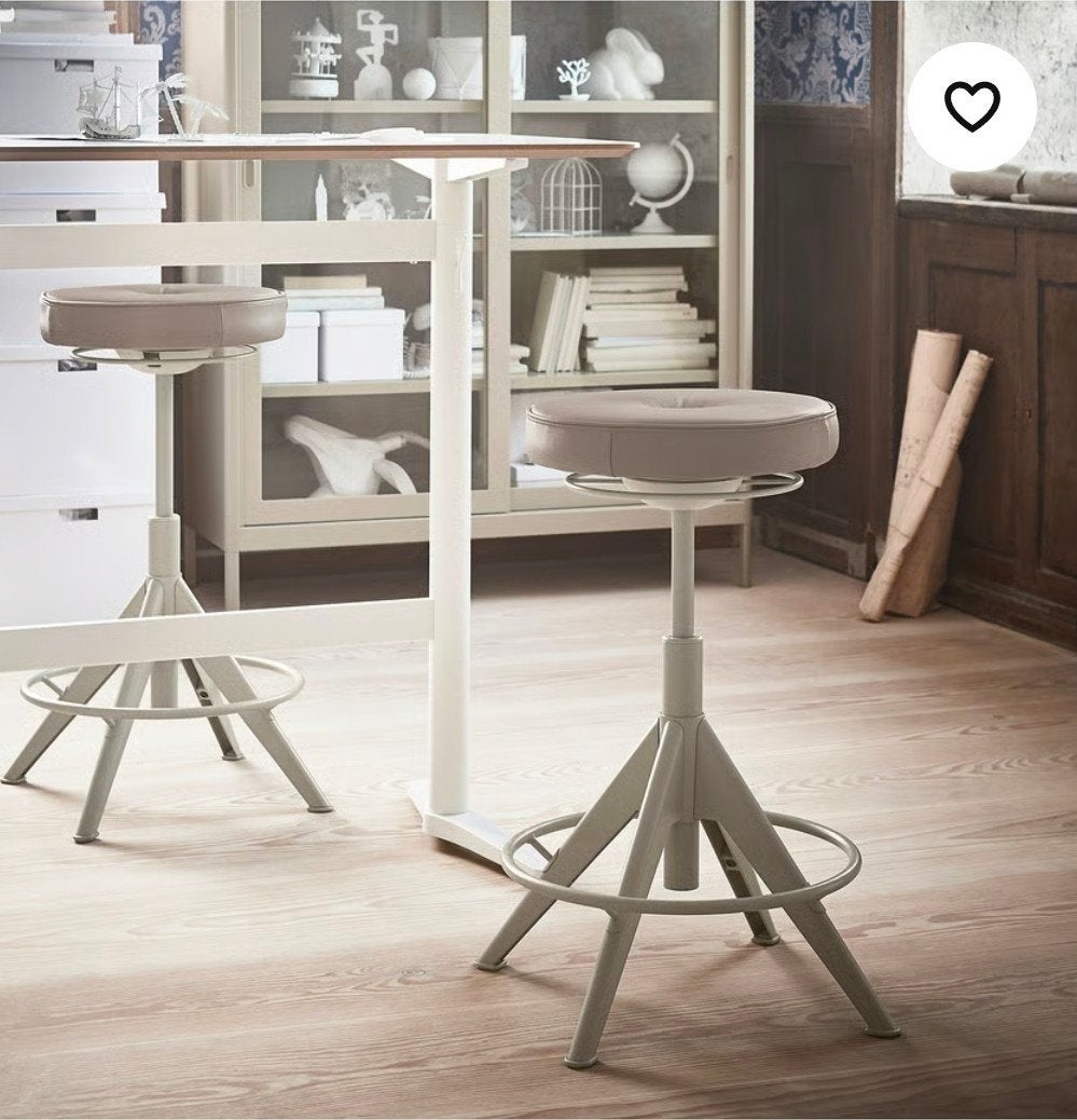 IKEA TROLLBERGET Zit-/stakruk, in hoogte verstelbaar, Huis en Inrichting, Barkrukken, Gebruikt, 60 tot 90 cm, Ophalen of Verzenden