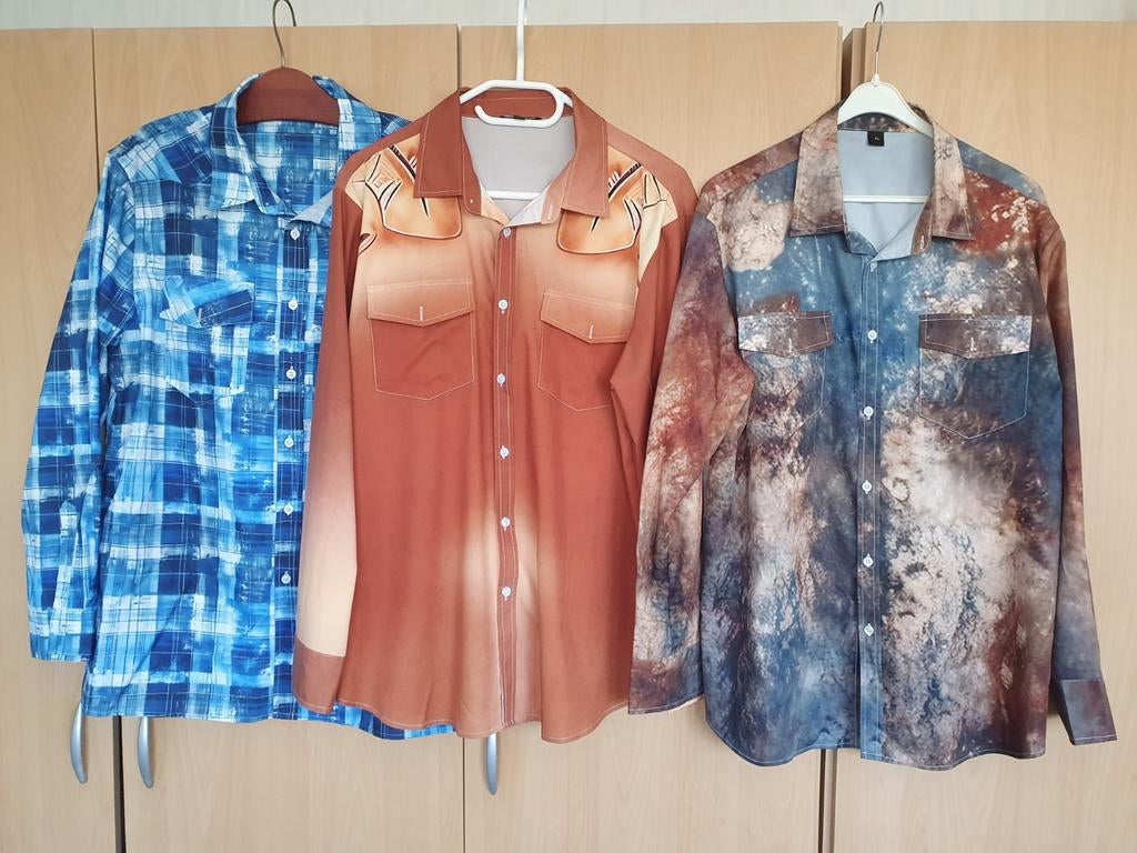 Heren overhemden, Ophalen of Verzenden, Nieuw, Blauw, Halswijdte 43/44 (XL)