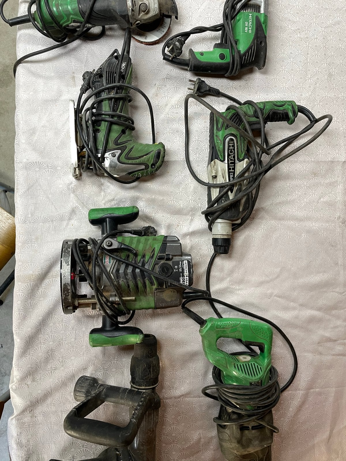 Diverse Hitachi elektrisch gereedschap set, Ophalen, Gebruikt