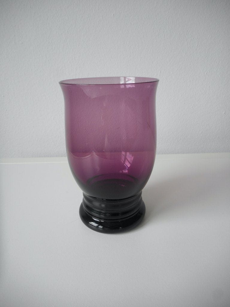 Paars glas van A.D. Copier, Antiek en Kunst, Antiek | Glas en Kristal, Ophalen of Verzenden