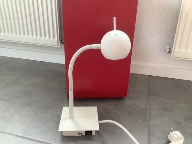 Bedlamp / Schemerlamp / Wandlamp met LED lamp max 6 watt, LED, Ophalen of Verzenden, Zo goed als nieuw, Metaal