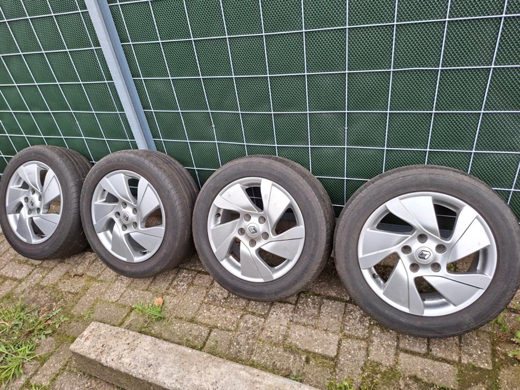 Renault lichtmetalen wielen maat 16 inch, Ophalen, 16 inch, 205 mm, Band(en)
